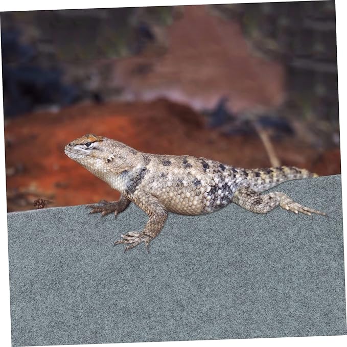 Happyyami Beard Dragon Lizard Carpet Reptile Terrarium Mat Durable Substrate Liner for Pet Cage Soft Water Resistant Bedding for Tortoise Snakes Lizards