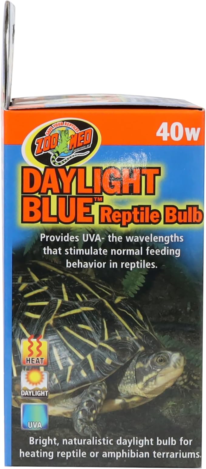 Zoo Med Daylight Blue Incandescent Reptile Bulb 40 Watts - Pack of 4
