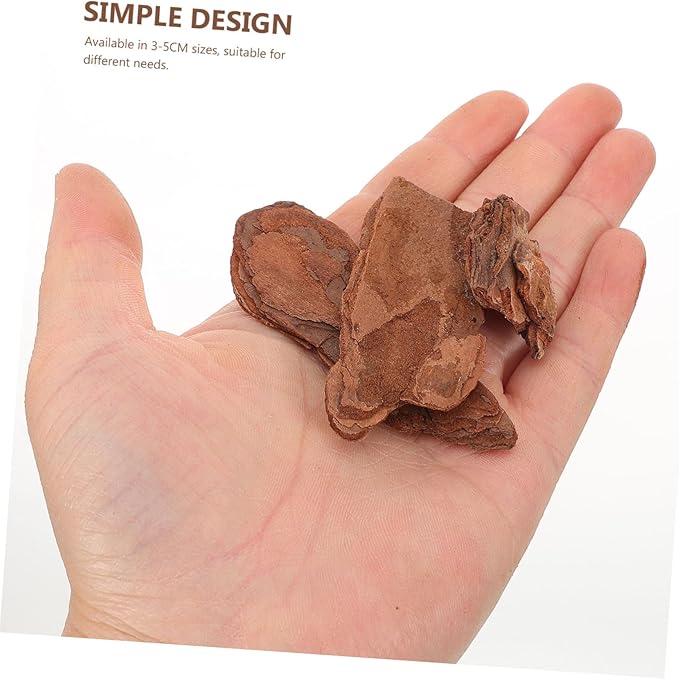 SUPVOX Natural Reptile Bark Bedding Tree Bark Chips Decor for Lizards Decorations Easy Maintenance Lizard Bedding