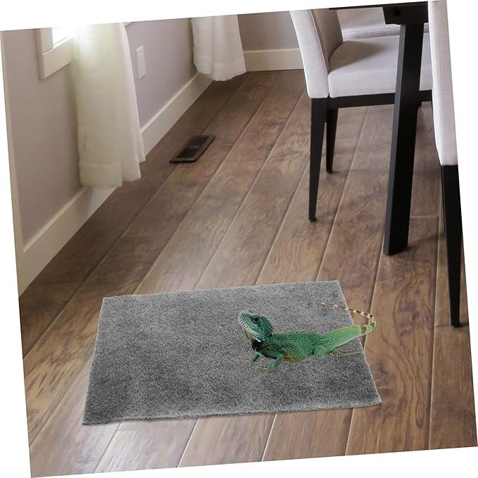 Abaodam 2PCS Reptile Carpet Wear-Resistant Snake Bedding Mat for Tortoise Lizard Moisture-Absorbing Decorative Reptile Supply for Home Use