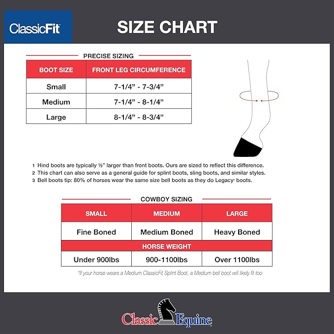 Classic Equine ClassicFit Sling Boots, Front