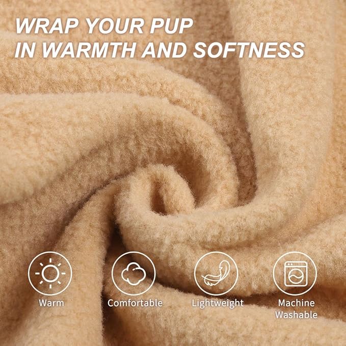 BEAUTYZOO XS Dog Sweaters, Soft Fleece Vest Pullover Dog Jacket with D-Ring Leash Attachment, Warm Winter Dog Clothes Cold Weather Doggy Chihuahua Sweater for Small Dogs Cats Boy or Girl, XSmall