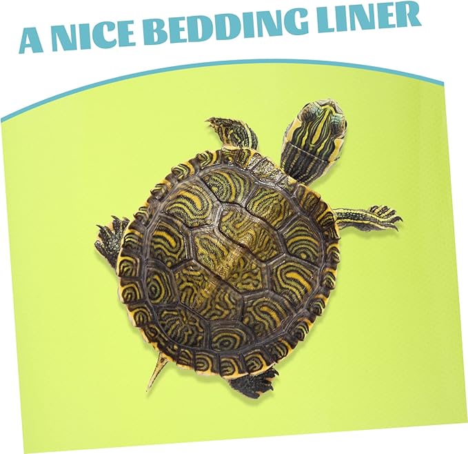 GANAZONO Reptile Carpet Substrate Pad for Bearded Dragons Lizards Snakes Tortoises Durable Terrarium Accessory Easy to Clean for Reptile Tanks