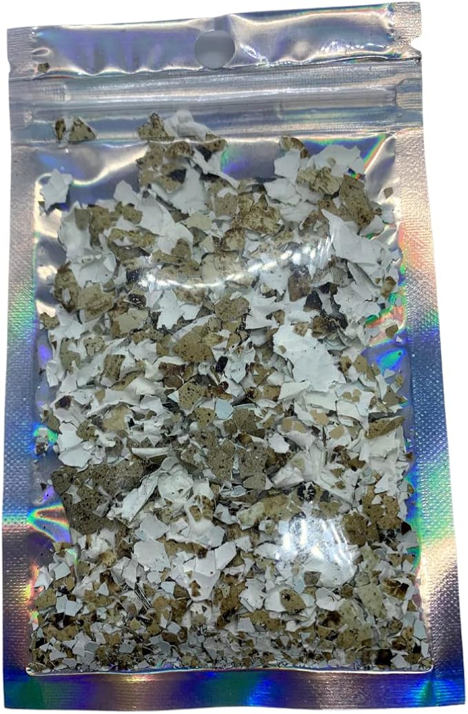 Undique Organic Hermit Crab Food with Quail Egg Shells - Nutritious, Balanced Diet & Calcium-Rich Treats for Hermit Crab Shell Growth - Sustainable, Clean, Hermit Crab Care