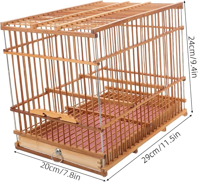 Indoor Flight Bird Cage Retro Small Parrot Cage Decorative Embellishments