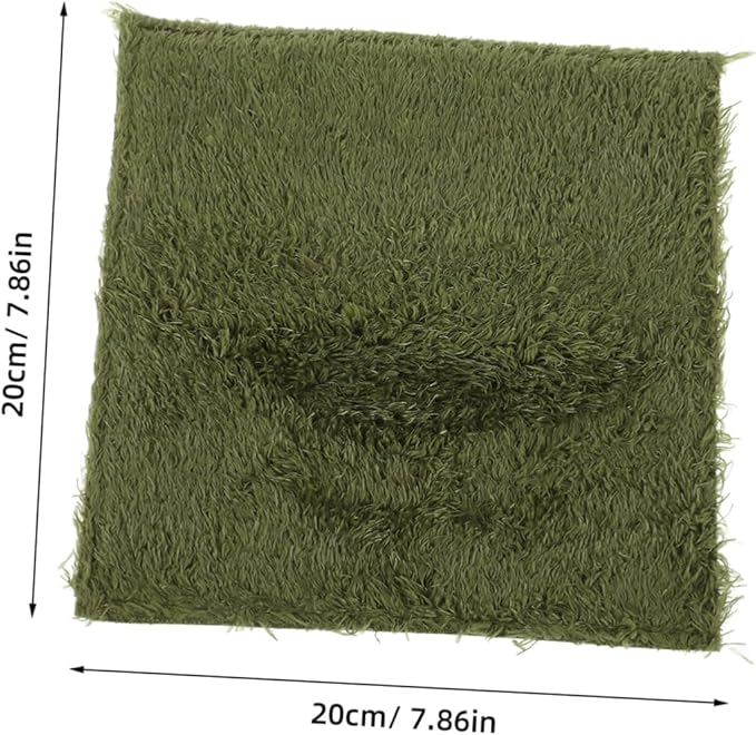 BESPORTBLE 2pcs Portable Reptile Mat Wear-Resistant Reptile Carpet Tortoise Substrate Tank Terrarium Mat