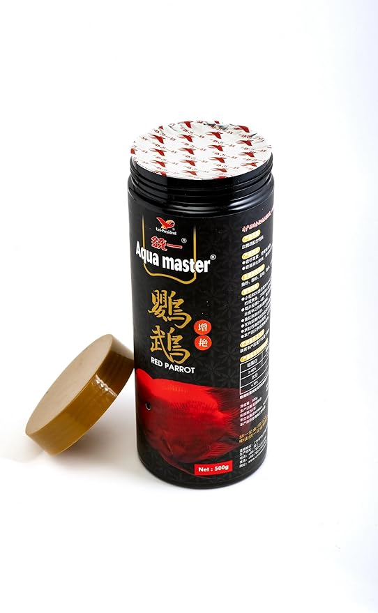 Aqua Master Red Parrot Cichlid Fish Food, 500g