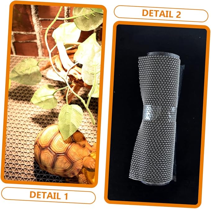 MERRYHAPY Tortoise Bedding Reptile Enclosure Mat Gecko Terrarium Liner Snake Substrate Reusable Carpet
