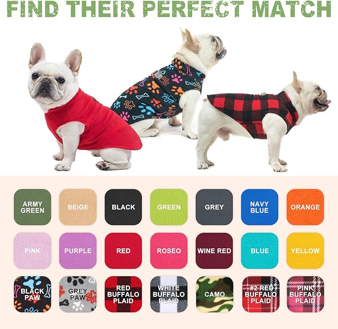 BEAUTYZOO XS Dog Sweaters, Soft Fleece Vest Pullover Dog Jacket with D-Ring Leash Attachment, Warm Winter Dog Clothes Cold Weather Doggy Chihuahua Sweater for Small Dogs Cats Boy or Girl, Pink XSmall