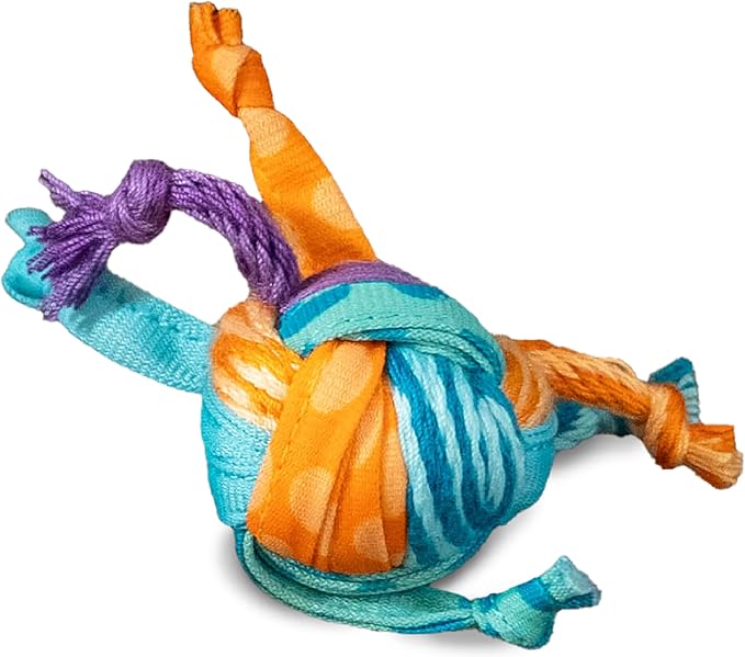 Catstages Catnip Tons of Tails ?€? Interactive Catnip Dental Chew Toy for Cats with Rope, Ribbon & Cotton for Batting, Chasing & Chewing by Catstages