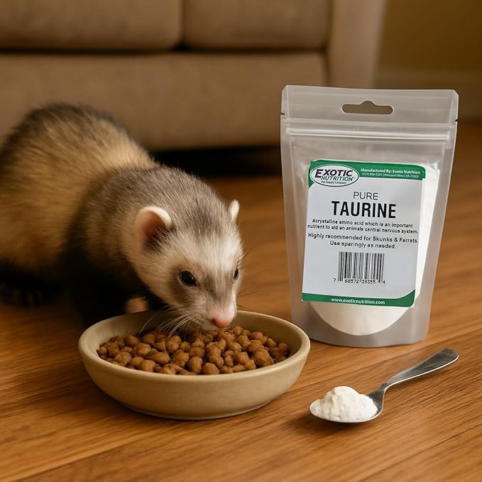 Taurine Powder | Food Topper for Heart, Vision & Daily Wellness | Amino Acid Supplement for Small & Large Pets