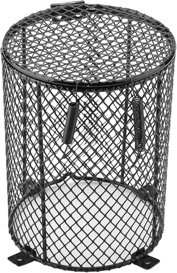 Reptile Antiscald Lamp, Reptile Lampshade Screw Installation for Night Light (Round)