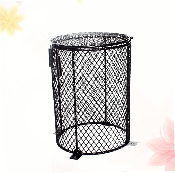 Mikikit Reptile Lampshade Cover Heat Resistant Lampshade for Heater Fluorescent Light Night Light Reptile Supplies