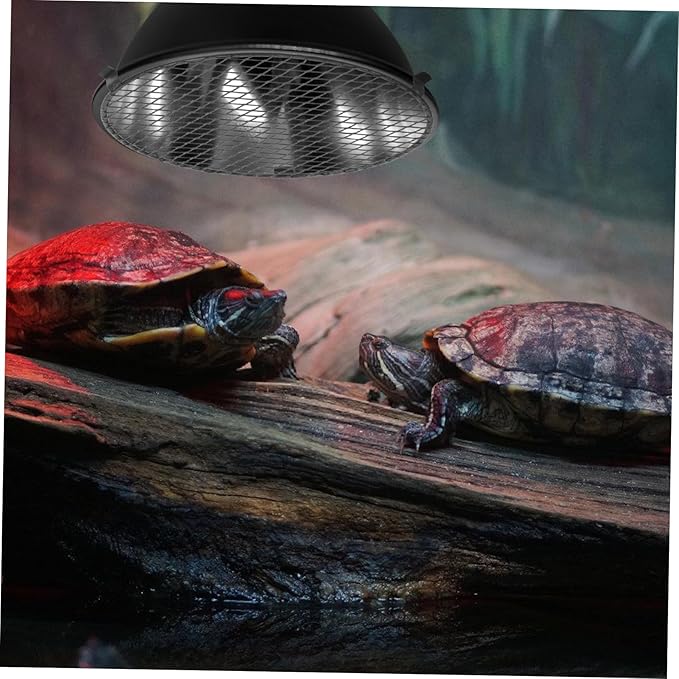 Zerodeko Heat Lamp Safety Mesh Cover for Reptile Enclosures Iron Mesh Protector Easy Reptile Tanks Prevents Burns and Scalding