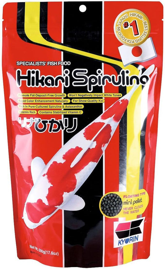Hikari 17.6-Ounce Spirulina Floating Pellets for Pets, Mini