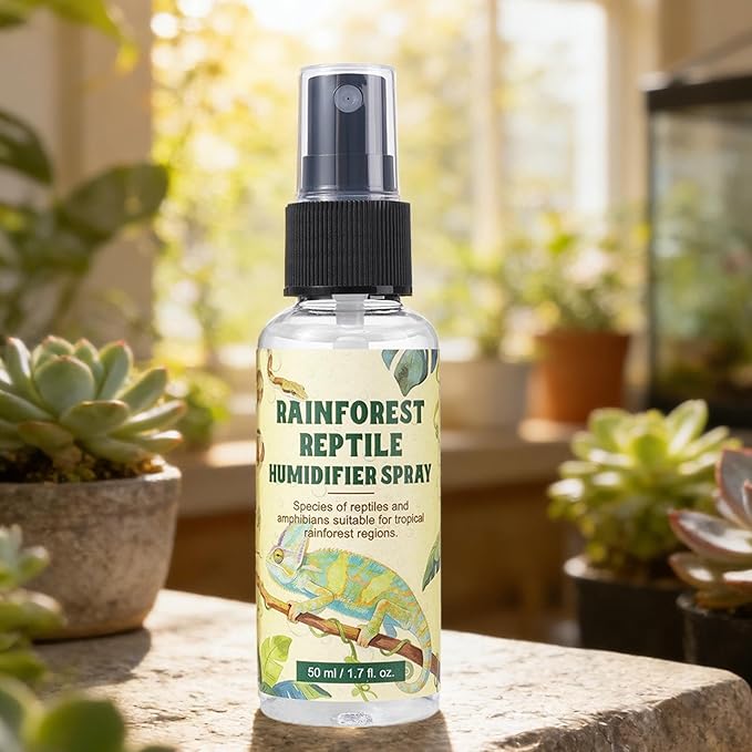 Snake Skin Moisturizer | 50ml Tortoise Dry Skin Care,Tortoise Hydrating Spray,for Breeders Pet Parents Animal Lovers Terrarium Enclosure Cage Feeding Tank Shelters Home Office
