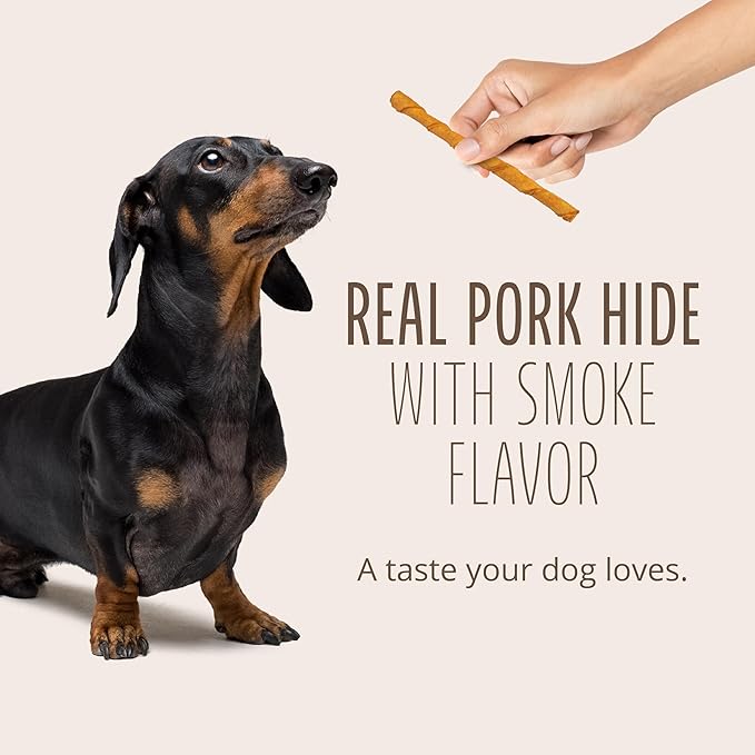 Better Belly Highly Digestible Rawhide Twist Sticks Chews, Treat Your Dog to a Chew with NO Artificial Colors or Flavors 25 Count (Pack of 24)