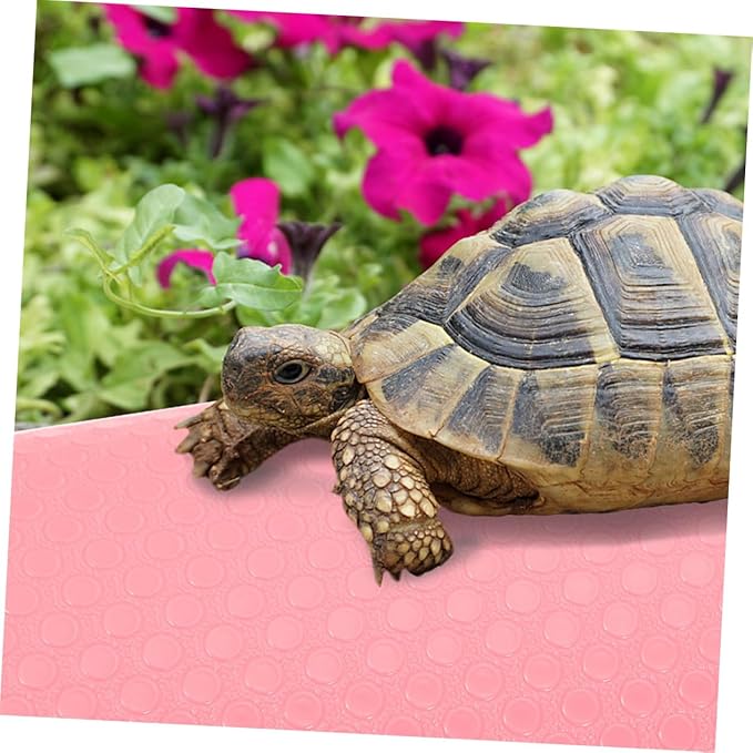 Toyvian Reptile Terrarium Carpet Substrate for Leopard Gecko Lizard Snake Tortoise Comfortable Bedding Mat Easy to Move Durable and Breathable Reptile Accessories