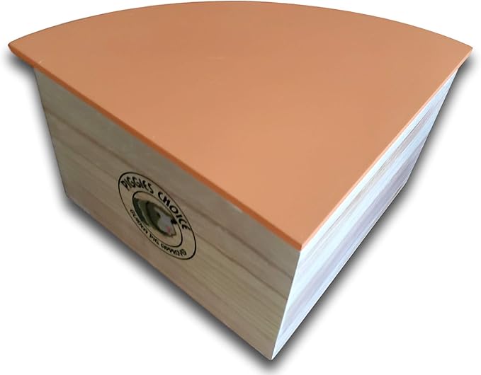 the Space House All Natural Sturdy Pine Wood Corner Hideout Hidey Guinea Pig Hut (Mango)