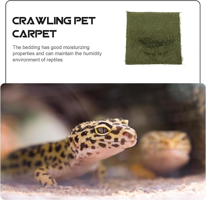 Reptile Carpet Reptisoil Substrate Mat for Turtle Tank Reptile Cage Mat (s)