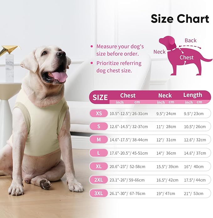 Vecomfy Fleece Lining Dog Hoodie with Harness Built in,Extra Warm Large Dog Jacket in Winter Doggie Coats with Hooded,Light Yellow XXL