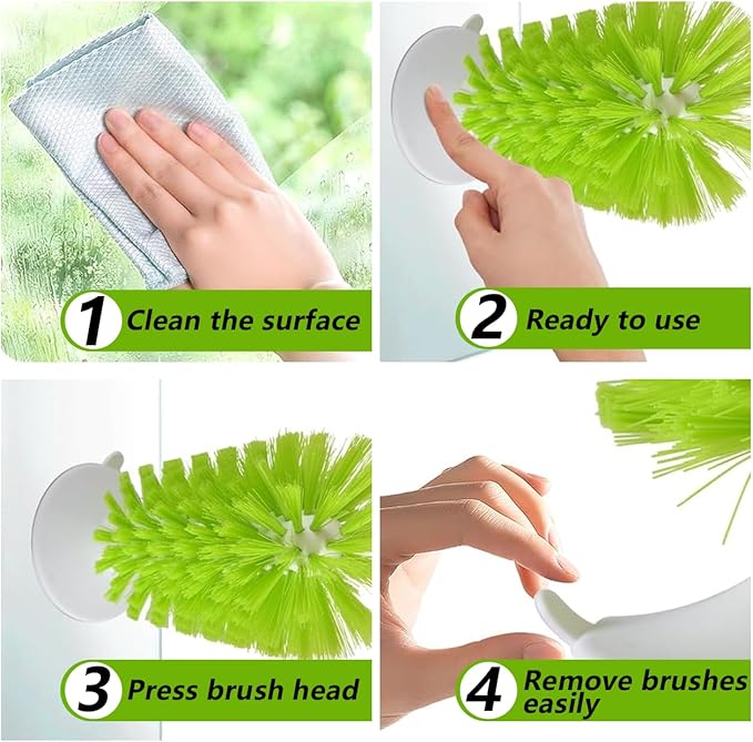 Turtle Brush with Suction Cup Turtle Brush Turtle Tank Accessories for Remove Turtle Shell Scutes