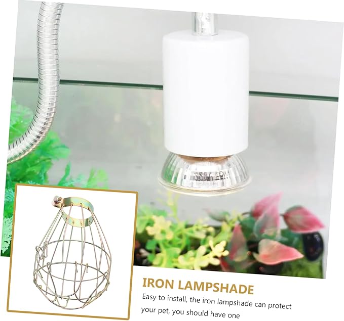 BESPORTBLE Scald Lampshade Reptile Box Protective Cover for Heat Lamps Durable Mesh Design Easy Installation for Reptile Tanks and Terrariums Safe and Functional