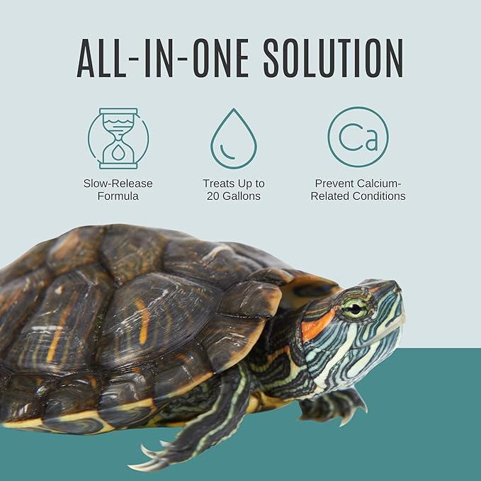 Shellstrong Premium Calcium Block for Aquatic Turtle - Slow Release Water Tank Conditioner - Cuttlebone for Aquarium - Turtle Tank Accessories - 20 Gallon Aquatic Treatment (3 Calcium Blocks)