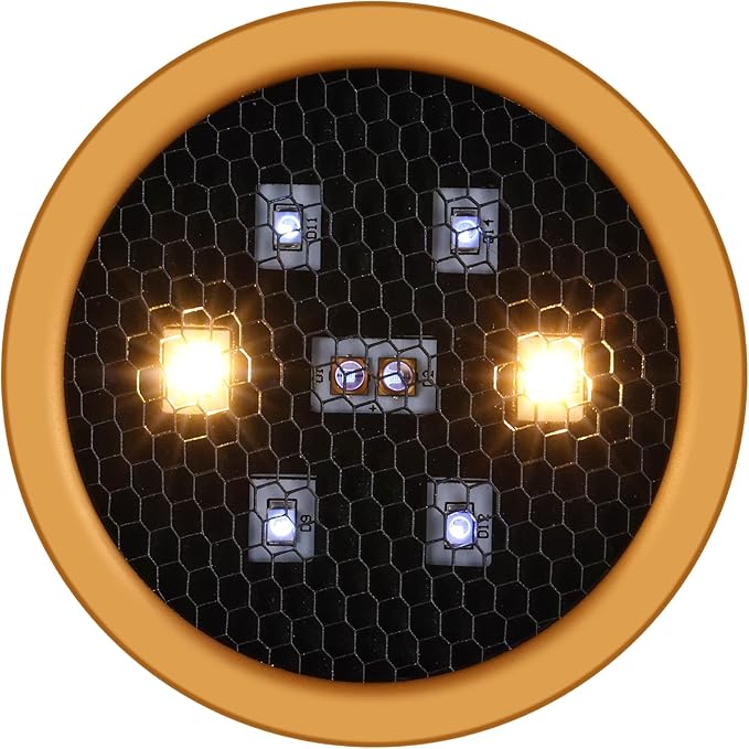 UVA UVB Bulb for Reptiles & Amphibians, 8508 LED Lamp with UV Light