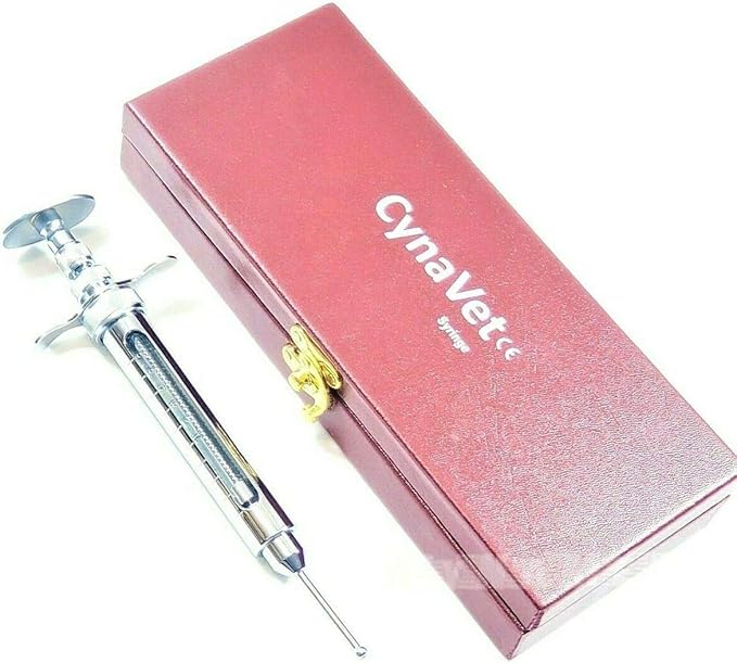 New Premium Reptile Snake Feeder Feeding Pinky Pump Syringe Tool 10cc Stainless Steel Veterinary