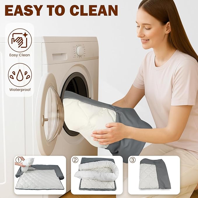 Waterproof Couch Cover for Dogs, Removable Dog Sofa Cover Protector for Pets, Scratch Proof Furniture Protector, Non-Slip Dog Bed Mat, 43.5 * 33.5 Inch, Perfect for Small & Medium Sized Dogs and Cats