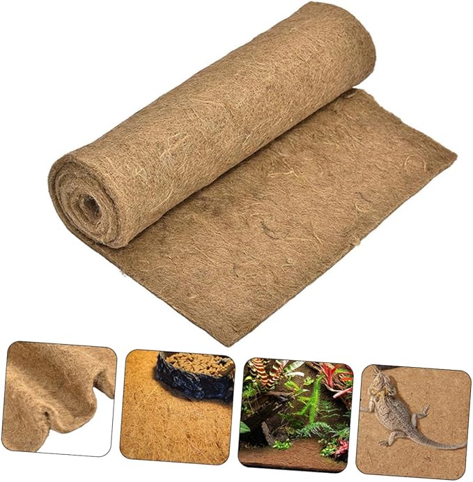 WOONEKY Bedding Carpet Liner for Reptiles Snakes Turtles and Lizards Washable and Reusable Substrate Cushion for Terrarium Environments