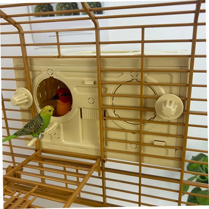 Portable Folding Bird Cage for Animals Lightweight Travel Carrier for Pigeons and Birds Easy to Assemble and Transport Plastic Design