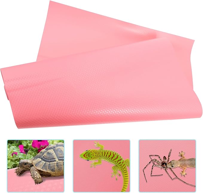 Reptile Carpet EVA Soft Terrarium Liner for Bearded Dragon Leopard Gecko Snake Tortoise Bedding Mat Non-Adhesive Substrate for Lizard Tank