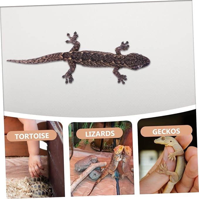 WOONEKY Reptile Carpet Mat for Terrariums Durable Substrate Liner for Bearded Dragons Lizards Snakes and Tortoises Easy to Clean