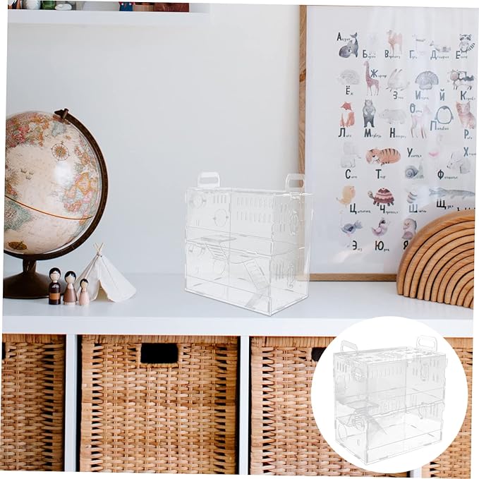 STOBOK 1pc Hamster Cage Small Pet Cage Hamster Small Villa Hedgehog Villa Small Animal Villa Cage Small Villa Cage for Small Pets Small Pet Hut Hamster Small House Hamster House