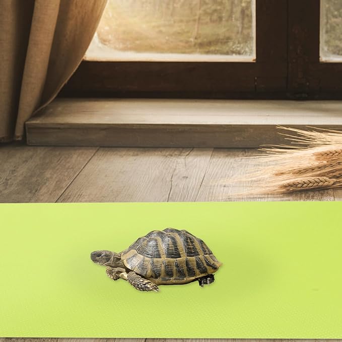 BESPORTBLE 2Pcs Reptile Mat Cuttable Washable Terrarium Bedding Pad for Bearded Dragon Leopard Gecko Snakes Reusable Non-Dusty Substrate Carpet for Tanks