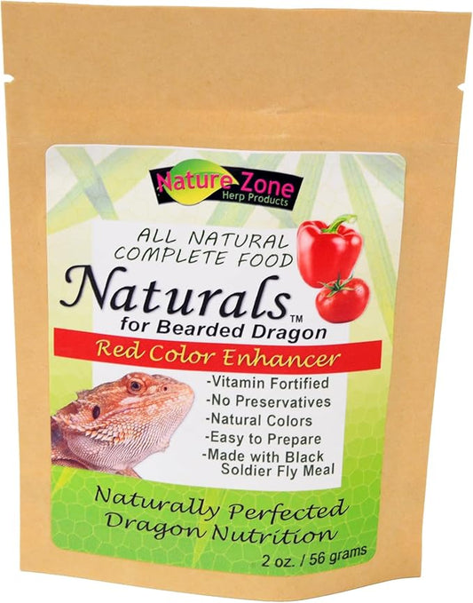 Nature Zone Naturals - Bearded Dragon Food - RED Color Enhancer, 2 oz / 56 G