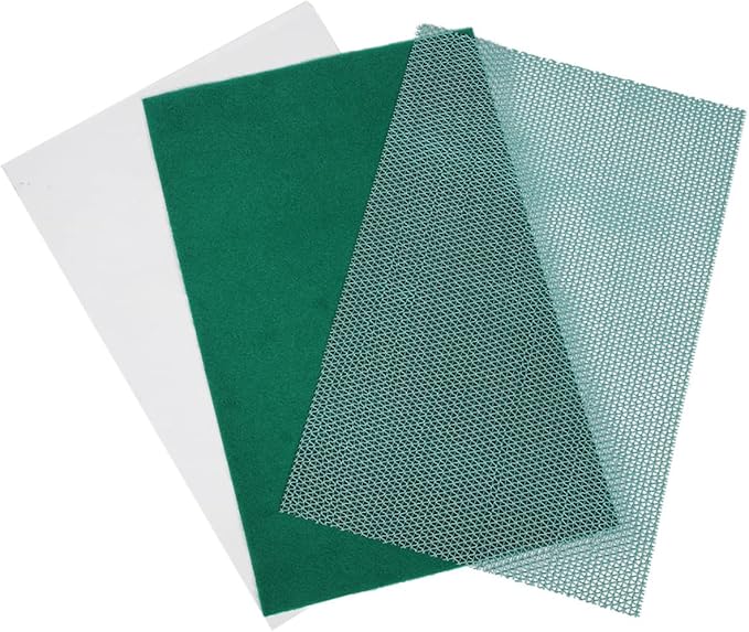 1 Set Reptile Terrarium Mat Green Turtle Carpet Easy to Clean Lizard Bedding Durable Substrate Liner for Snakes Turtles and Lizards Reusable and