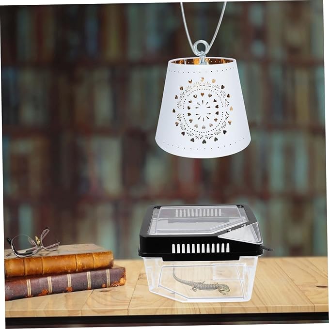 LIOOBO Reptile Lamp Supplies 2pcs Removable Clips for Lamps Strong Easy to Use
