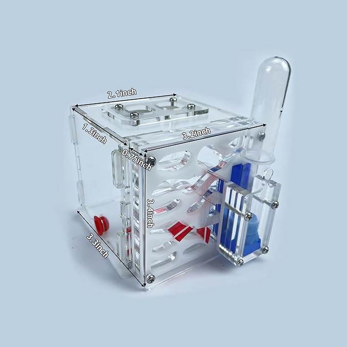 Acrylic Ant Formicarium Housing - Modern Nest with Water Tower, Manual Assembly, Modular Design for Hobbyists – Yellow
