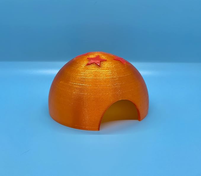 4 Star Dragon Pet Hide - Translucent Anime Themed Hideout - Great for Geckos, Lizards, Frogs, Snakes, Hamsters and More!