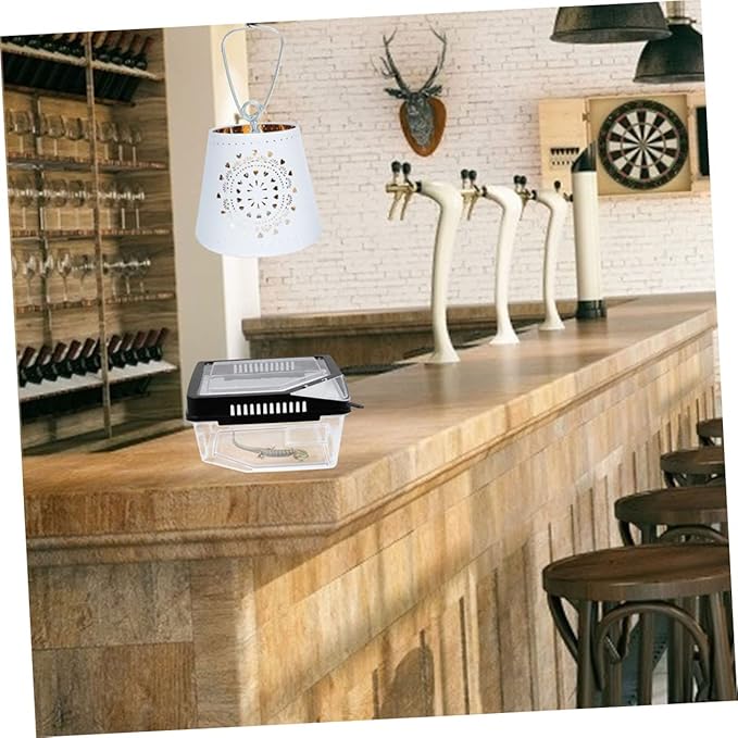 Abaodam Reptile Lamp Shade Clip Fixture Easy to Use Clip Accessory for Reptile Lighting