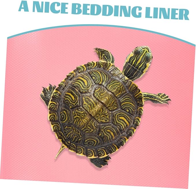 Toyvian Reptile Terrarium Carpet Substrate for Leopard Gecko Lizard Snake Tortoise Comfortable Bedding Mat Easy to Move Durable and Breathable Reptile Accessories
