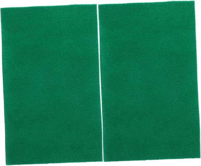 BESPORTBLE 2pcs Wear-Resistant Reptile Carpet Mat Absorbent Tortoise Bedding for Snakes Lizards and Amphibians Durable Easy to Clean for Terrariums Green