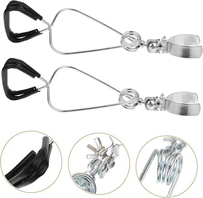 Toddmomy 6pcs Adjustable Reptile Lamp Stand Fixture for Heat Lamps Flexible Clamp Design for Fish Tanks and Aquariums Holder for Reptile Heating Light Installation