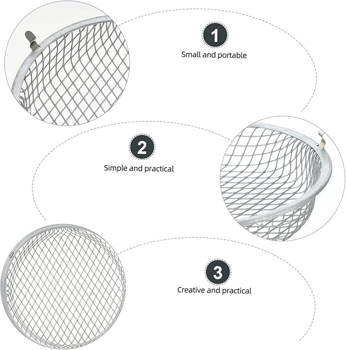 Garneck Heating Lamp Protective Cover Reptile Box Light Cover Mesh for Heat Dissipation