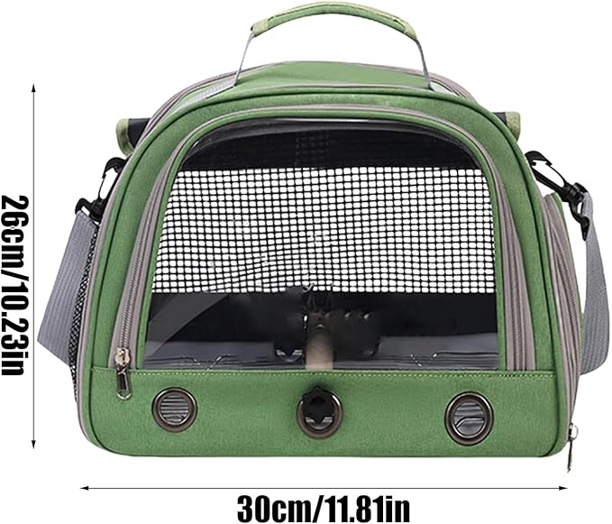 Bird Carrying Bag – Parrot Out Bag, Small Pet Shoulder Carrier, Multi-Functional Travel Bags | Convenient Safe Design for Yard Visits Moving and Outdoor Use