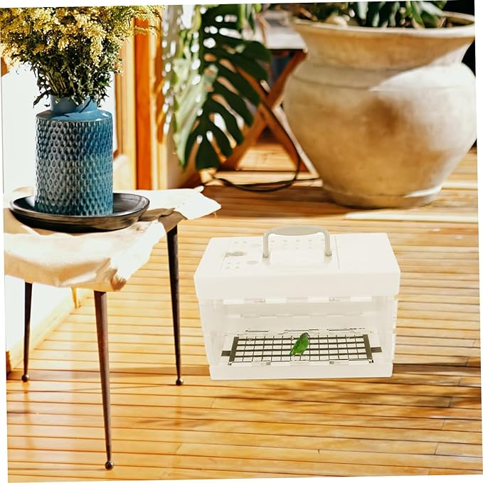 GALPADA Portable Parrot Carrier Cage Small Cage for Parakeets Ventilation for Air Circulation for Outdoor Use and Pet Comfort