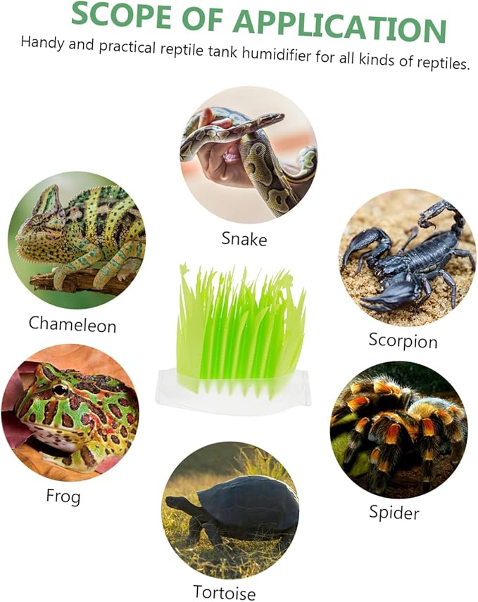 Toddmomy Non-Electric Snake Humidifier Reptile Cage Humidifier Evaporation Plant Shape